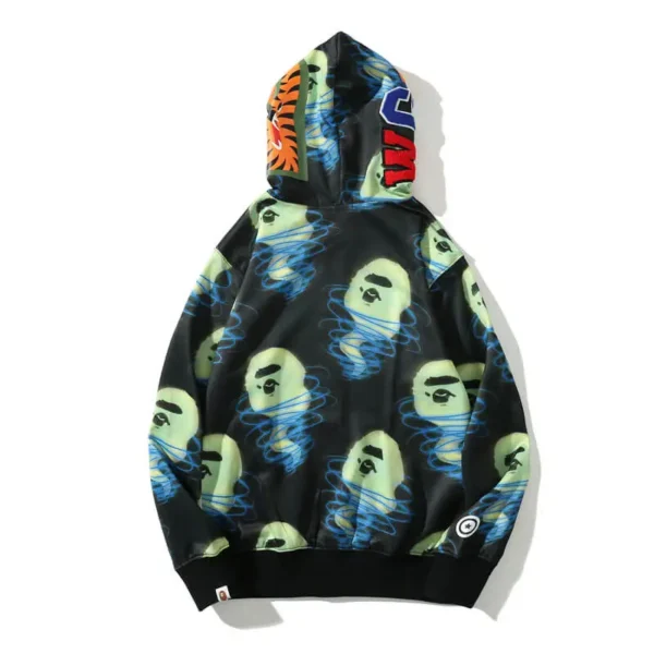 A Bathing Ape Bape Shark Hoodies