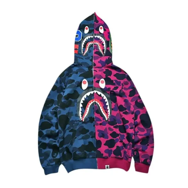 Ape-Man Head Shark BAPE Hoodie Jacket