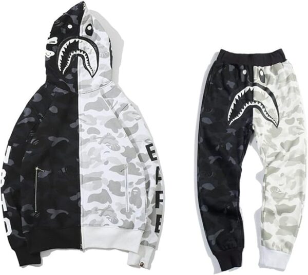 Bape Shark Set Men's Hoodie Bape Hoodie Tracksuits PSG