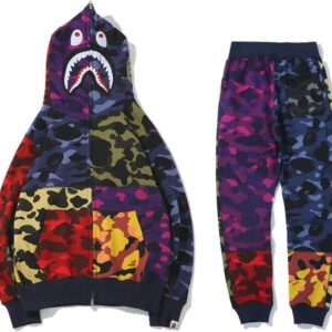 Men Bape Hoodie Jumpsuit PSG Women Tracksuit